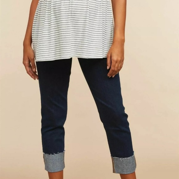 Indigo Blue Other - Indigo Blue Deep Cuff Secret Fit Belly Maternity